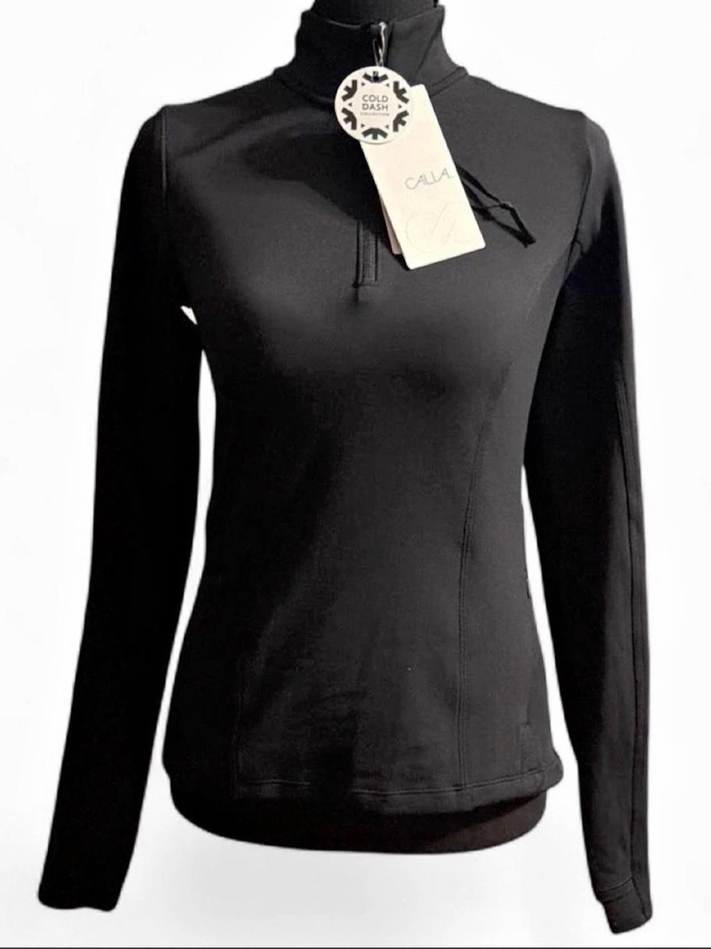 Calia Cold Dash 1/4 Zip Pullover Black
